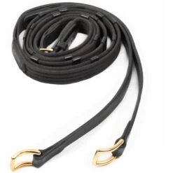 Schockemöhle Zügel Warendorf Dunkelbraun/Silber -Reitsportbedarf Verkäufe 1103 00012 webreins warendorf blackgold.93d2b7