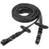 Schockemöhle Zügel Gummi/Leder Mit Schnallen Schw/Silber WB -Reitsportbedarf Verkäufe 1103 00038 bridlereins blacksilver.990b9f
