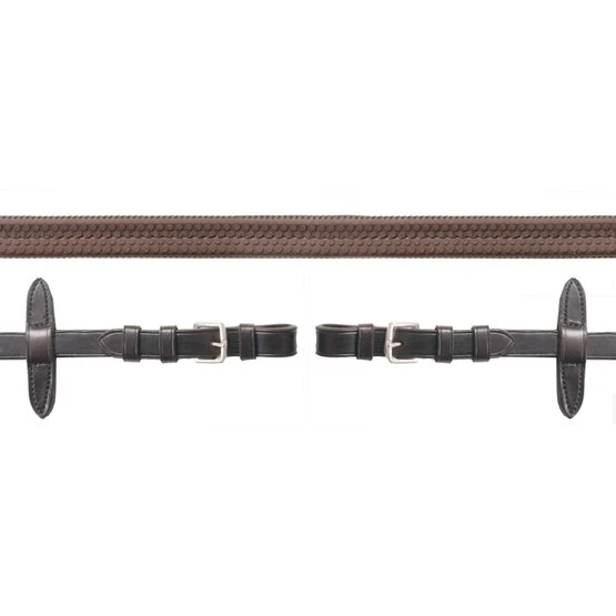 Schockemöhle Zügel Neo Line Gummi Schwarz/Silber 6 Schockemöhle Zügel Neo Line Gummi Schwarz/Silber – Bild 4