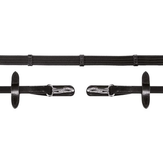 Schockemöhle Zügel Neo Line Clip Braun/Silber Warmblut 6 Schockemöhle Zügel Neo Line Clip Braun/Silber Warmblut – Bild 4