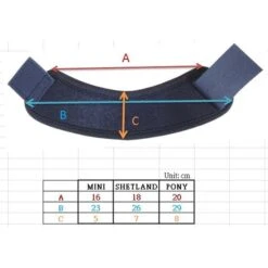 Harry's Horse Hufglocken Tiny Neoprene Schwarz -Reitsportbedarf Verkäufe 33601070 harry maattabel.6e298b