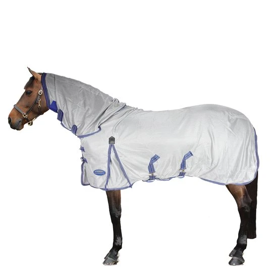 Weatherbeeta Comfitec Airflow II Combo Neck Grau/Blau/Grau 3 Weatherbeeta Comfitec Airflow II Combo Neck Grau/Blau/Grau