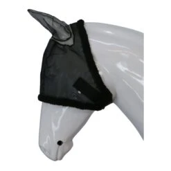 Harry's Horse Fliegennetz Gesichtsmaske Ohren Syntetic Fell Schwarz -Reitsportbedarf Verkäufe agradi 40326812 3.753a4a