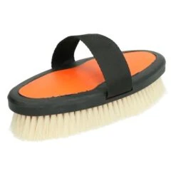 Ezi Groom Bürste Mit Ziegenhaar Leuchtend Pink L -Reitsportbedarf Verkäufe agradi 44383925.64105a