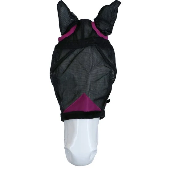 Weatherbeeta Fliegenmaske Comfitec Durable Mesh Mit Ohren Schwarz/Lila 4 Weatherbeeta Fliegenmaske Comfitec Durable Mesh Mit Ohren Schwarz/Lila – Bild 2