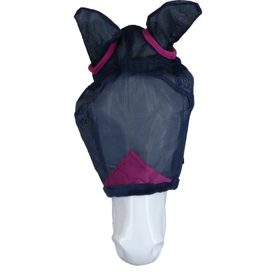 Weatherbeeta Fliegenmaske Comfitec Durable Mesh Mit Ohren Schwarz/Lila 8 Weatherbeeta Fliegenmaske Comfitec Durable Mesh Mit Ohren Schwarz/Lila – Bild 6