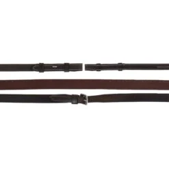 Montar Zügel Leder/Gummi Deco French Hooks Eco Schwarz -Reitsportbedarf Verkäufe agradi 44711796 1.a825e9