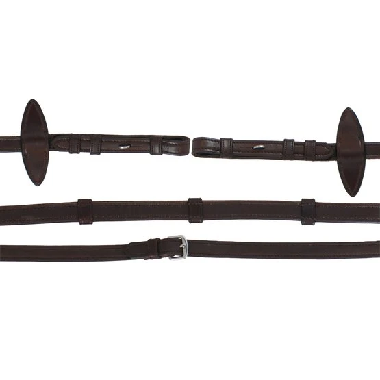 Montar Zügel Soft Leder French Hooks SS Eco Braun 3 Montar Zügel Soft Leder French Hooks SS Eco Braun