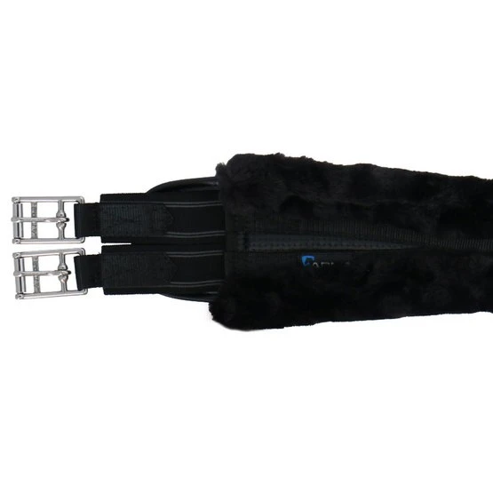 Shires Sattelgurt Performance SupaFleece Contour Schwarz 5 Shires Sattelgurt Performance SupaFleece Contour Schwarz – Bild 3