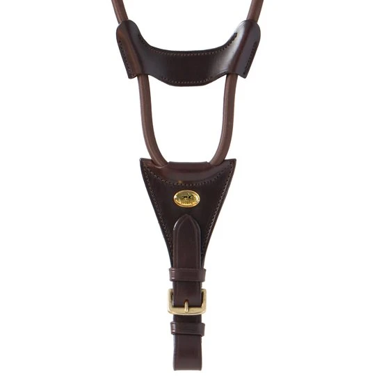 Schockemöhle Martingal Elastisch Antik/Braun/Gold Warmblut 5 Schockemöhle Martingal Elastisch Antik/Braun/Gold Warmblut – Bild 3