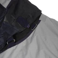 HKM Fliegendecke Rain Mit Halsteil & Bauchlatz Dunkelblau/Grau -Reitsportbedarf Verkäufe agradi 44934197 4.8ba3bd