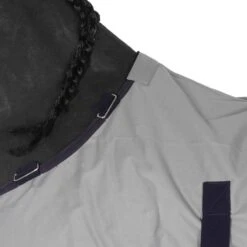 HKM Fliegendecke Rain Mit Halsteil & Bauchlatz Dunkelblau/Grau -Reitsportbedarf Verkäufe agradi 44934197 5.e2122d