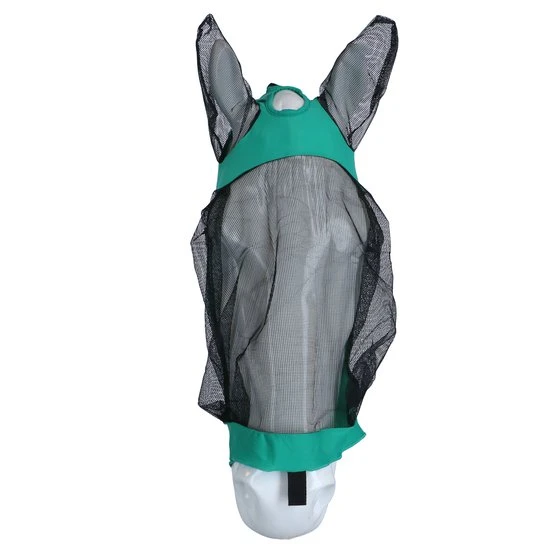 Weatherbeeta Fliegenmaske Deluxe Stretch Mit Ohren Türkis Schwarz 4 Weatherbeeta Fliegenmaske Deluxe Stretch Mit Ohren Türkis Schwarz – Bild 2