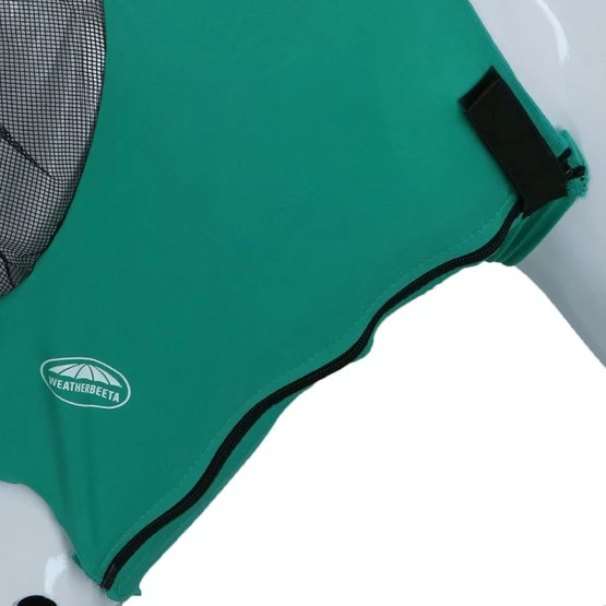 Weatherbeeta Fliegenmaske Deluxe Stretch Mit Ohren Türkis Schwarz 6 Weatherbeeta Fliegenmaske Deluxe Stretch Mit Ohren Türkis Schwarz – Bild 4
