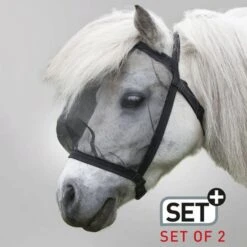 Waldhausen Fliegenmaske Basic 2-er Set Ohne Ohren Schwarz -Reitsportbedarf Verkäufe agradi 44978598 4.e84b48