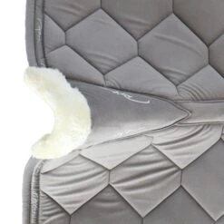 Dyon Schabracke Curduroy Dressur Grau Warmblut -Reitsportbedarf Verkäufe agradi 45091583 6.a5e90b