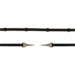 BR Zügel Islandic Lernen Sie Mit Stopps Und Clip Schwarz/Silber Vollblut