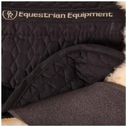 BR Sattelunterlage Mit Herrausnehmbarem Kissen Sheepskin Schwarz/Naturell -Reitsportbedarf Verkäufe br 154005 b111 03.8de151