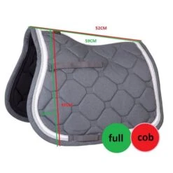 BR Satteldecke VS Sublime Airflwo Rückennaht Weiß Full -Reitsportbedarf Verkäufe br 165031 size.36c879