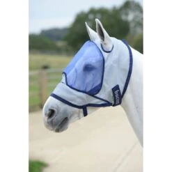 Bucas Buzz-Off Fliegenmaske Delux Blau -Reitsportbedarf Verkäufe bucas buzz off deluxe fly mask no ears 571 p1286.0e133c