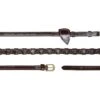 Dyon Zügel Laced 1/2 Braun -Reitsportbedarf Verkäufe dyon dy05qbr.3a1a5c