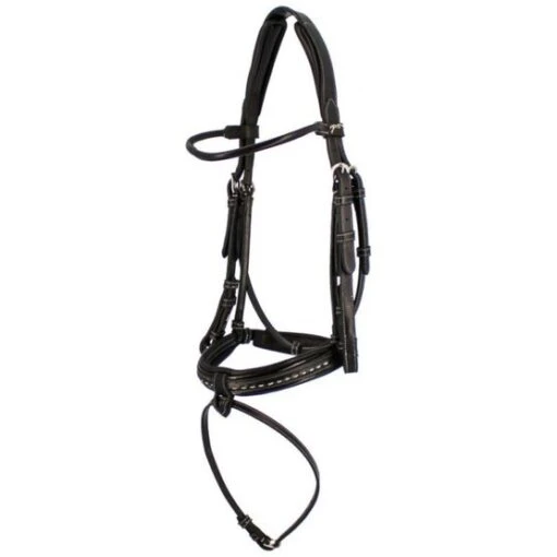 PÉNÉLOPE Pénélope Trense Luxe Schwarz/Grau Vollblut