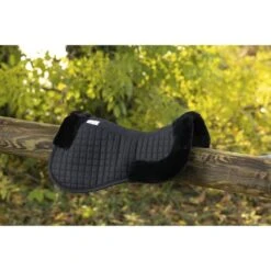 EQUITHÈME Unterleger Teddy Schwarz/Weiß Warmblut -Reitsportbedarf Verkäufe ekkia z07559 206 074 202 ambi.4311c1