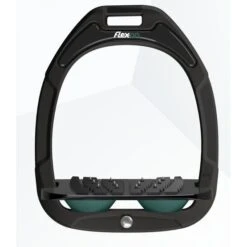 Flex-On Steigbügel Green Composite Inclined Ultra Grip Schwarz/Schwarz/Schwarz -Reitsportbedarf Verkäufe flex gcblack iug black dark green.dacf3e 5