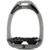 Flex-On Steigbügel Green Composite Inclined Ultra Grip Silver Grey/Grau/Schwarz
