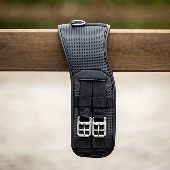 HB Dressurgurt Anatomisch Schwarz 8 HB Dressurgurt Anatomisch Schwarz – Bild 6