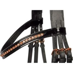 Harry's Horse Trense Chique Rosegold Schwarz Warmblut -Reitsportbedarf Verkäufe hh 28002173 zwart 2.74d78b