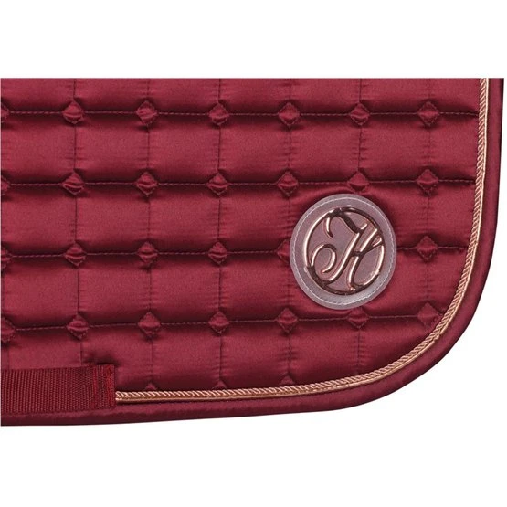 Harry's Horse Schabracke Reverso Satin III Dressur Bordeaux 4 Harry's Horse Schabracke Reverso Satin III Dressur Bordeaux – Bild 2