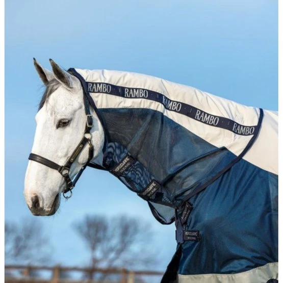 Rambo Summer Series Turnout 0g Navy/Grau 4 Rambo Summer Series Turnout 0g Navy/Grau – Bild 2