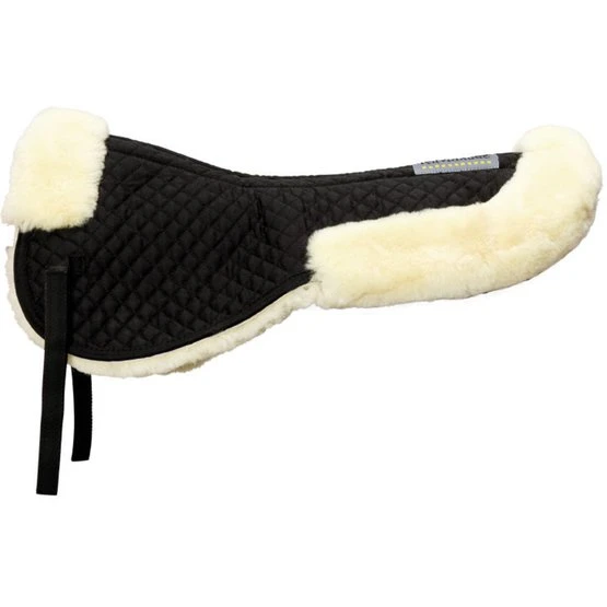 Kavalkade Sattelunterlage Mit Lammfell Braun M 6 Kavalkade Sattelunterlage Mit Lammfell Braun M – Bild 4