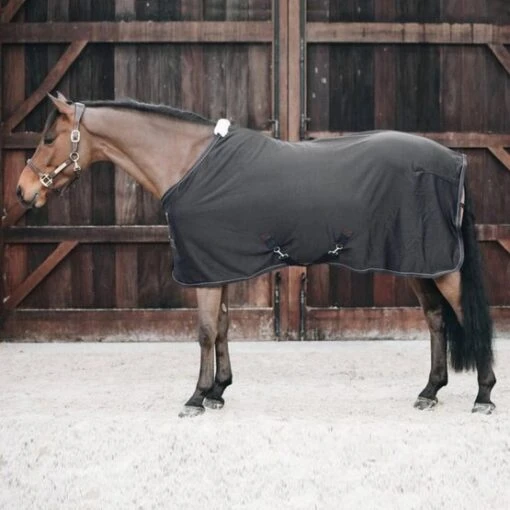 Kentucky Horsewear Kentucky Cooler Fleecedecke Schwarz