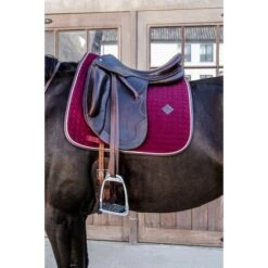 Kentucky Horsewear Kentucky Dressur Satteldecke Classic Leder Orange Warmblut -Reitsportbedarf Verkäufe kentucky 485a7920.99fa84