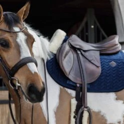 Kentucky Horsewear Kentucky Schabracke Skin Friendly Springen Navy Warmblut