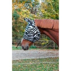 KERBL RugBe By Covalliero Fliegenmaske Mit Ohrbedeckung Zebra/Schwarz Warmblut -Reitsportbedarf Verkäufe kerbl 326119.bfc104