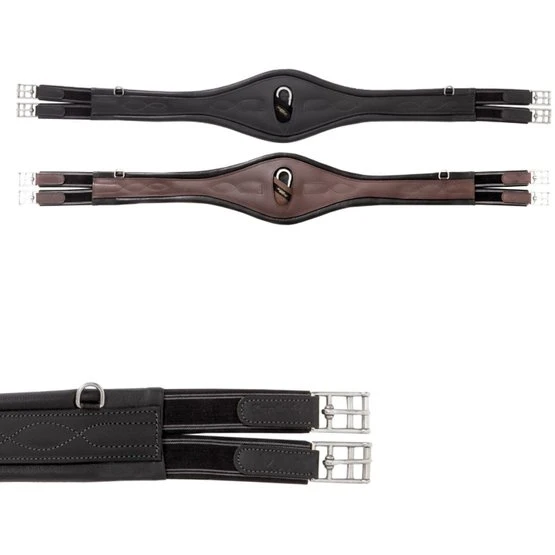 Kavalkade Sattelgurt Foster Comfort Elastisch Schwarz 6 Kavalkade Sattelgurt Foster Comfort Elastisch Schwarz – Bild 4