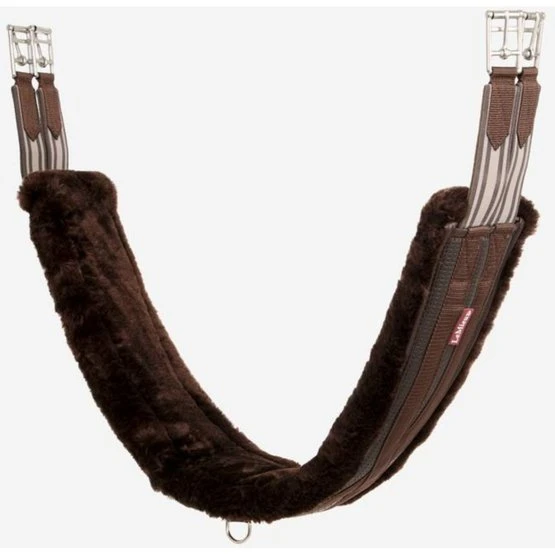 LeMieux Vielseitigkeitsgurt Fleece Anatomisch Schwarz/Naturell 7 LeMieux Vielseitigkeitsgurt Fleece Anatomisch Schwarz/Naturell – Bild 5