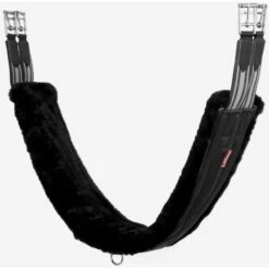 LeMieux Vielseitigkeitsgurt Fleece Anatomisch Schwarz/Naturell 22 LeMieux Vielseitigkeitsgurt Fleece Anatomisch Schwarz/Naturell -Reitsportbedarf Verkäufe lemieux lm girth fleeceedged blackblack.544445