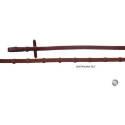 LJ-Leathers Jagtzügel Pro Selected Blindverschluss Australian Nut