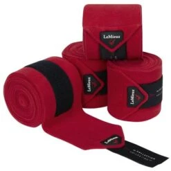 LeMieux Bandagen Luxury Polo Satz Von 4 Chilli Red