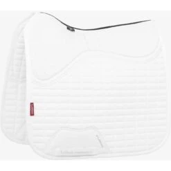 LeMieux Schabracke Self-Cool Grip EuroJump Dressur Weiß L (Warmblut)