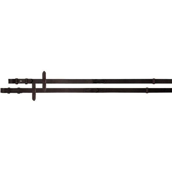 Passier Zügel Gurtmaterial 5 Stegen Havanna/Silber 3 Passier Zügel Gurtmaterial 5 Stegen Havanna/Silber