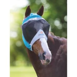 Shires Fliegenmaske Mit Ohrausschnitt Teal -Reitsportbedarf Verkäufe shires 6663 teal 1.b13ccf 1