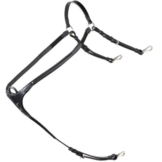 Trust Brustgeschirr Brussels Braun/Silber 4 Trust Brustgeschirr Brussels Braun/Silber – Bild 2