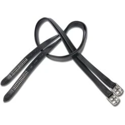 Star Steigbügelriemen Mit Strasssteinen Schwarz -Reitsportbedarf Verkäufe wald 503401 120 3.fd4a97