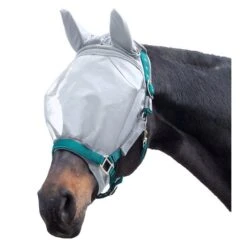 Waldhausen Fliegenmaske Premium Für Halfter Mit Ohren Silbergrau -Reitsportbedarf Verkäufe wald 63147111 pon 2.cf4464
