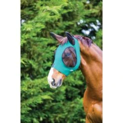Weatherbeeta Fliegenmaske Deluxe Stretch Bug Mit Ohren Türkis Schwarz -Reitsportbedarf Verkäufe wb 1009573000 hunterblack wb deluxe bugeye ears flymask image hero null.e97083 4
